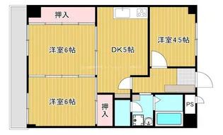 紫竹山レジデンス【5階】の間取り