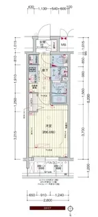 プレサンス堺筋本町駅前シェル【2階】の間取り