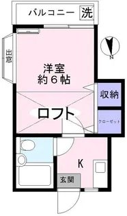 コーポコヤマ【2階】の間取り