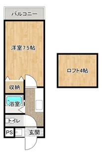 モルザ有福【1階】の間取り