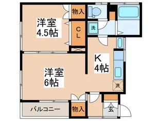 SKコ-ポ【2階】の間取り