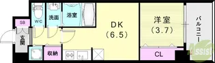 セラフィア神戸御影塚町【8階】の間取り
