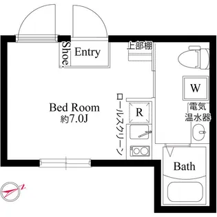 ルリアン南砂町【1階】の間取り