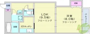 サンハイツ7【7階】の間取り