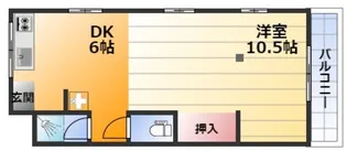 オークレビ【1階】の間取り