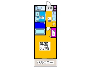 ALEGRIA泉佐野高松東【3階】の間取り