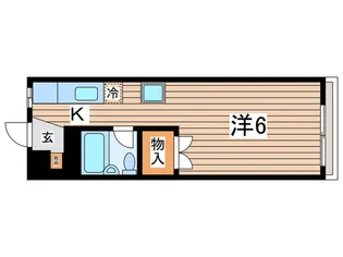 ブラウンコ-ポ【2階】の間取り