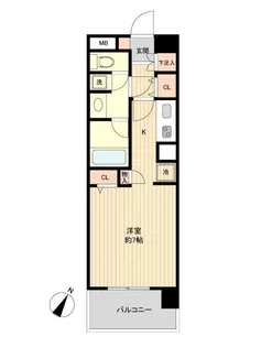 グラディート町田【6階】の間取り