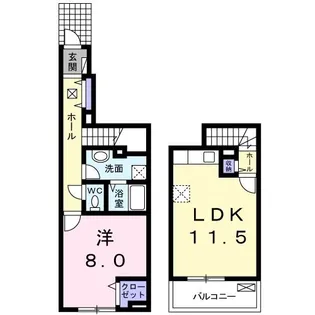 Rana Casa【1階】の間取り
