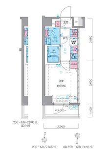 ジェノヴィアお花茶屋IIスカイガーデン【2階】の間取り
