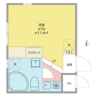 リンデンバウムJ6 B棟【3階】の間取り