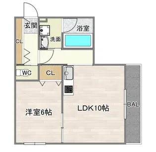 フォレスト【2階】の間取り