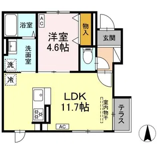Chise【1階】の間取り