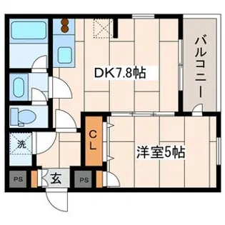 アートヒルズ横浜B棟【2階】の間取り