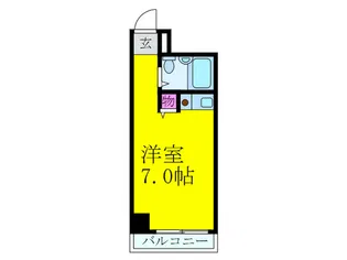 スカイハイツ中野【2階】の間取り