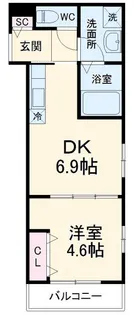 アドヴァンス【2階】の間取り