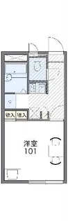 レオパレスディアコート【2階】の間取り