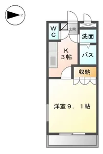 センターパレスA棟【2階】の間取り