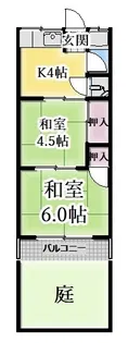 清和荘【1階】の間取り