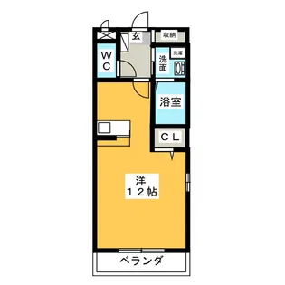 OAK VILLAGE【2階】の間取り