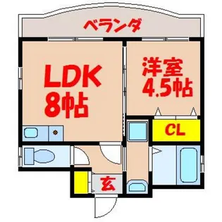 ステージT4【2階】の間取り