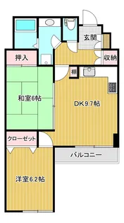 ロイヤルマンション【5階】の間取り