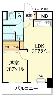 オールドコースト横濱【9階】の間取り