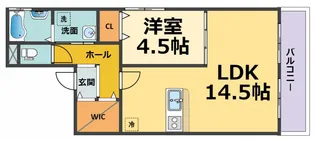ユーセービル【2階】の間取り