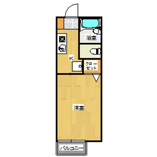 ハウスMセカンド【1階】の間取り