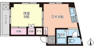 むつみハイツ【3階】の間取り