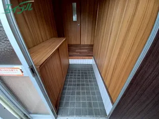 河村アパート【1階】の玄関