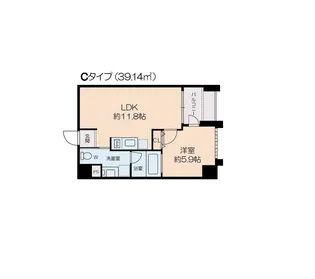 忠兵衛新町ハウス【3階】の間取り