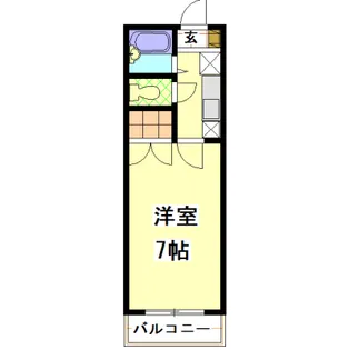 エトワール21船穂マンション B棟【4階】の間取り