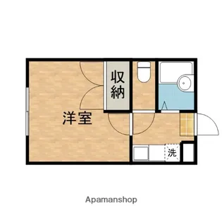 パレス野田【1階】の間取り