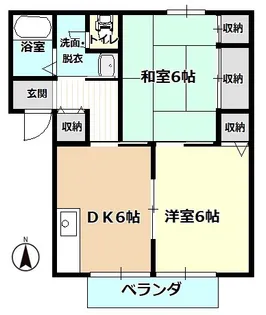 総社Sフラッツ【2階】の間取り