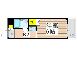 センチュリー調布【4階】の間取り