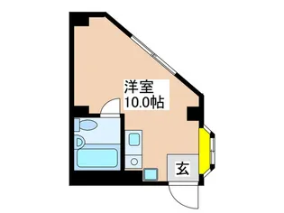 シティ-ア-ク今里【4階】の間取り