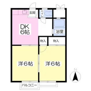 ハイグレード大塚【1階】の間取り