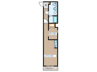 メリディアン・ナオミ【3階】の間取り