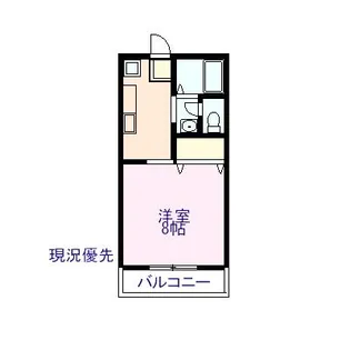 ハピネスタカラ【2階】の間取り