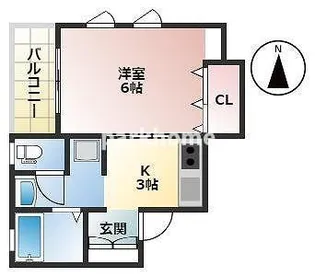 高知県高知市南宝永町【マンション】の間取り