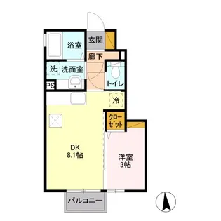 プラセール J【1階】の間取り