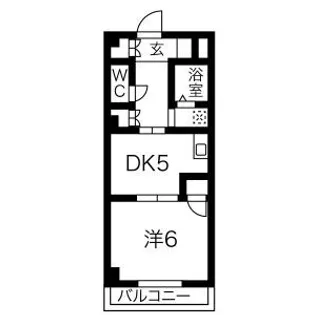 タウンM&E A棟【1階】の間取り