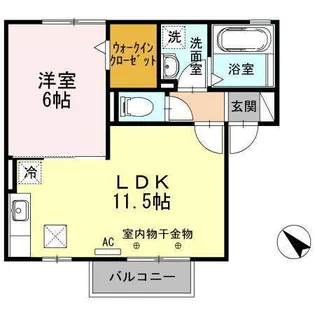 グランフィールズIII A【1階】の間取り