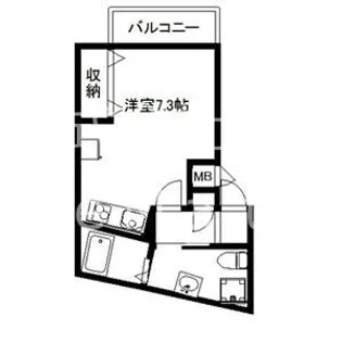 THE CITY 塩屋(パロス塩屋駅前)【3階】の間取り