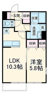 ウィンドテラスみどり台【3階】の間取り