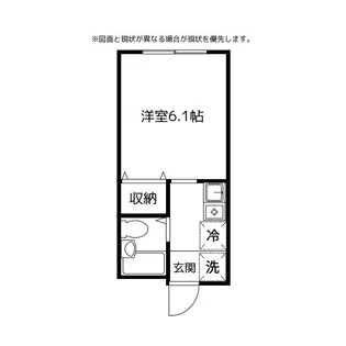 コーポ呉福【1階】の間取り