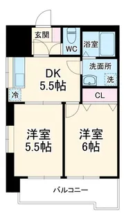ユーコート上馬【8階】の間取り