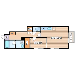 RETINA河原町II【1階】の間取り