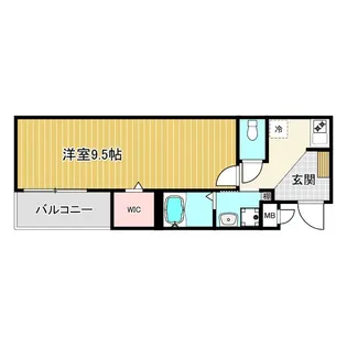 ダイショウハイツ明石【2階】の間取り